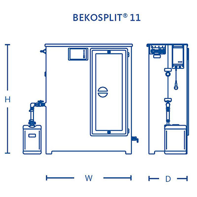 BEKOSPLIT 11 Dimensions