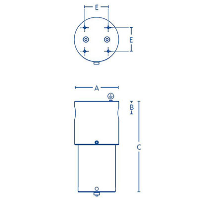 Clearpoint HP high pressure Filter Dimensions